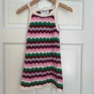 Knit crochet dress